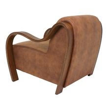 Cortland Faux Leather Accent Chair